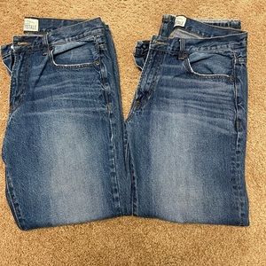 Mens Aeropostale blue jeans 2 for &12